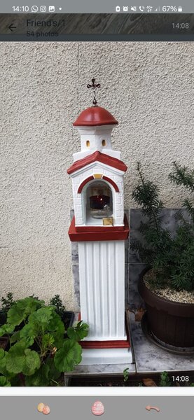 Troita bisericuta, felinar, decoratiuni